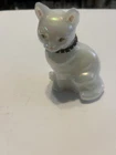 fenton iridescent glass Cat Purple Necklace