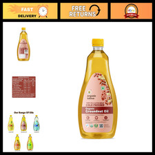 Pure Cold Pressed Groundnut Oil 1L - Organic Peanut Oil for Cooking & Frying