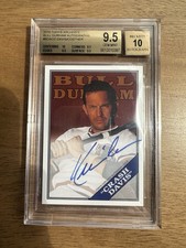 Topps 2016 Archives Bull Durham Autograph Crash Davis Kevin Costner BGS Gem Mint