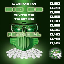 FRITZCELL PREMIUM BIO Airsoft Softair BBs 6 mm biologisch abbaubar 0,20 - 0,45 g