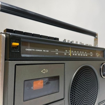 SONY CF-1980 Studio Monaural Radio Cassette Recorder w/Mixing