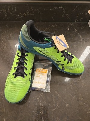 ASICS Resurgence XC ''Green Gecko'' Track & Field Spikes Sz 10.5 With Spikes NWOT