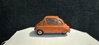 Vintage 1960s Corgi No. 233 Heinkel Diecast Toy Car Micro Bubble Car Orange