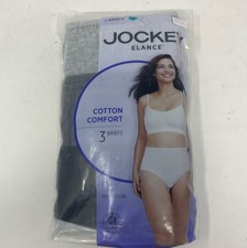 Jockey Women s Elance Cotton Comfort Briefs 3-Pack - Multicolor - Size 10 3XL