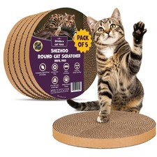Scratch and Spin Cat Scratcher Replacement Pads for Active Play-5 Count