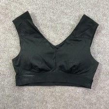 Tommie Copper Sports Bra Womens Medium Black Copper Znergy Support Compression