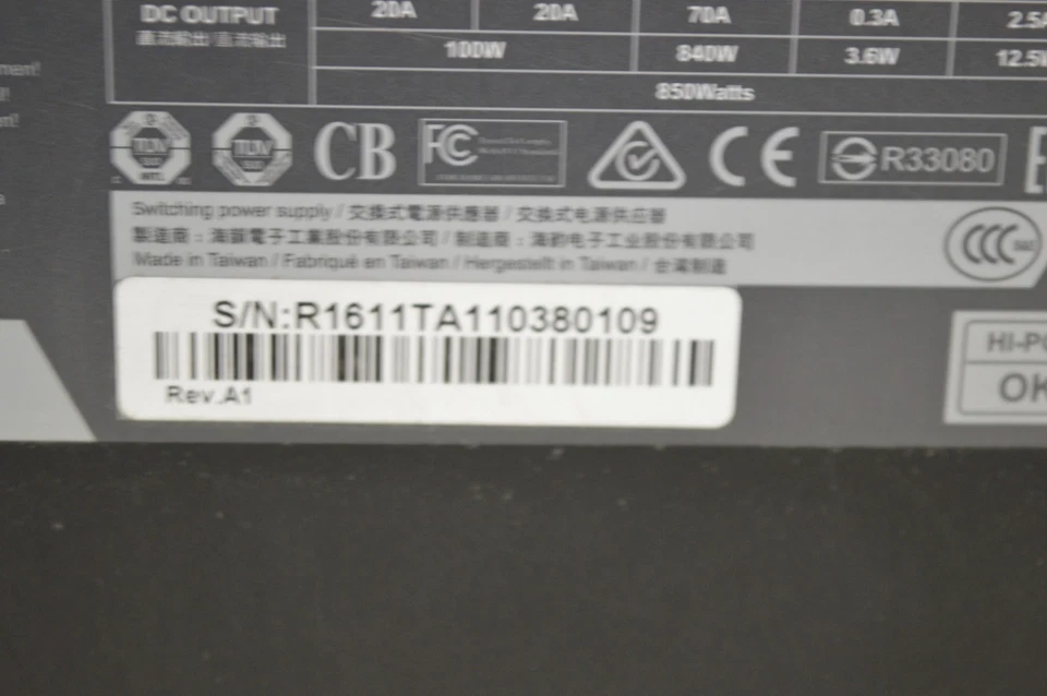 Seasonic PRIME SSR-850PD 850W 80+ Platinum Power Supply PSU - Image 4 of 4