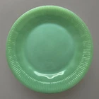Vintage Fire-King Jadeite Jane Ray Dinner Plate 9” Anchor Hocking USA