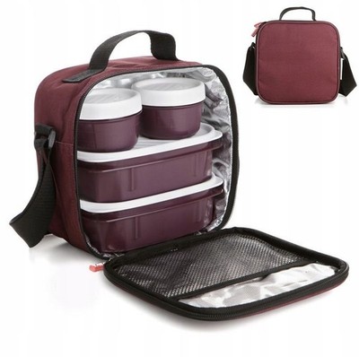 Thermos Lunch Bag with 4 BPA-Free Containers for School Picnic