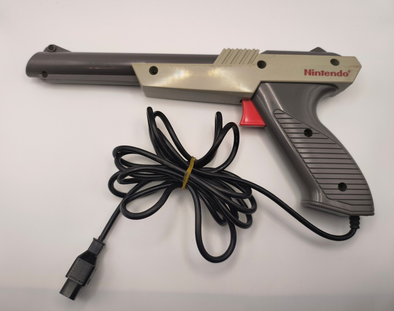 1985 Nintendo Zapper Light Gun Controller Gray OEM Official 