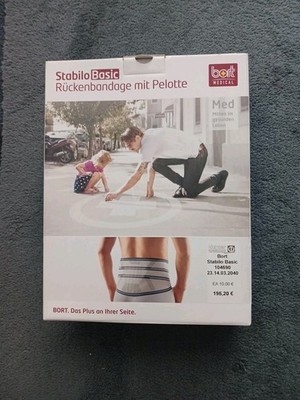 Bort Medical Stabilo Basic Rückenbandage mit Pelotte Gr . 5 Neu