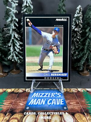1992 Score Pinnacle Baseball Orel Hershiser Dodgers Base Card 21