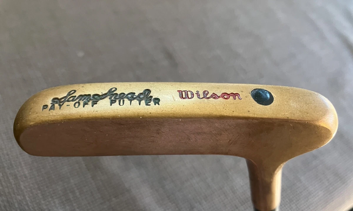 Putter Wilson Sam Snead Dynamic-Swing Acier Droite 35" Vintage