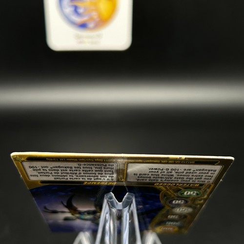 Bakugan WATERLOGGED Metal Gate Card GOLD 2011 BA1310-GA-SM-GBL 13/48g IMPRINTED - Picture 6 of 8