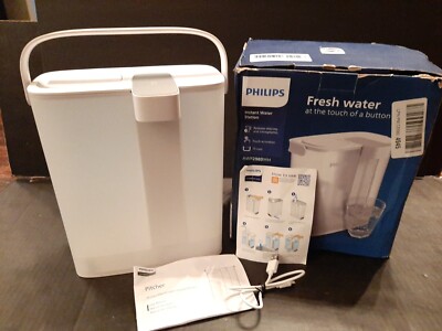 PHILIPS INSTANT WATER STATION Water Pitcher AWP2980WH Open Box, Tested & Works