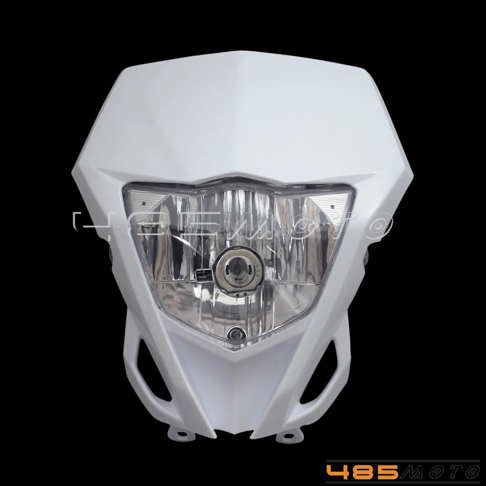 Luz de faro universal Supermoto para Yamaha WR250 WR450 YZ250 YZ450 Foto 2 de 4