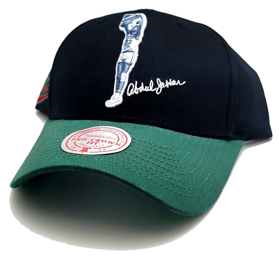 Men's Mitchell & Ness Kareem Abdul-Jabbar White Milwaukee Bucks