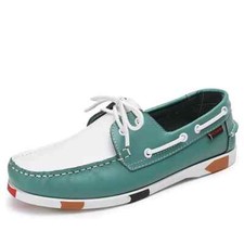 Mens Boat Shoes Canvas Sport Driver Casual Sl...