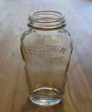Vintage Brylcreem Glass Bottle Without Lid