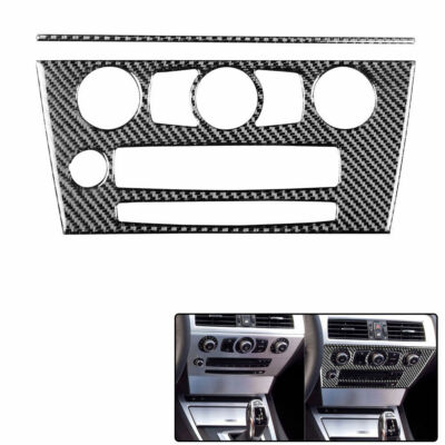 Car Air conditioning Panel Carbon Fiber Sticker For BMW 6 series E64/E63 2008-10