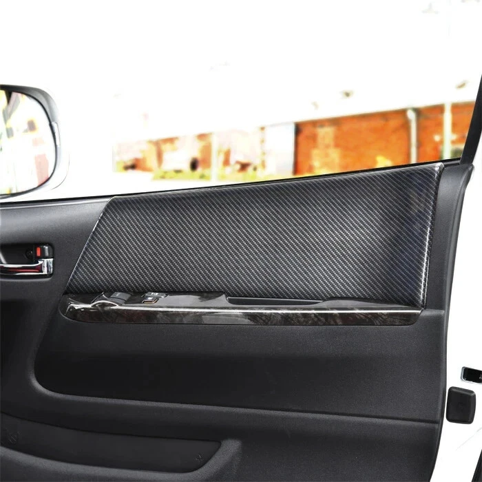 Toyota HIACE serie 200 panel puerta, embellecedor puerta, carbono, juego izquierda/derecha Foto 2 de 4