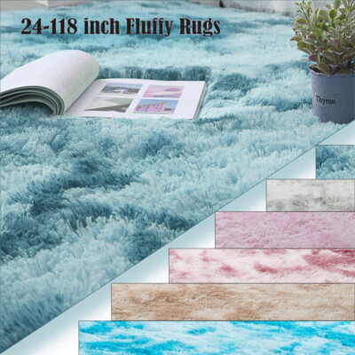 Tie-Dye Rug Ultra Soft Shaggy Carpet For Bedroom Living Room Big Area Rugs Home
