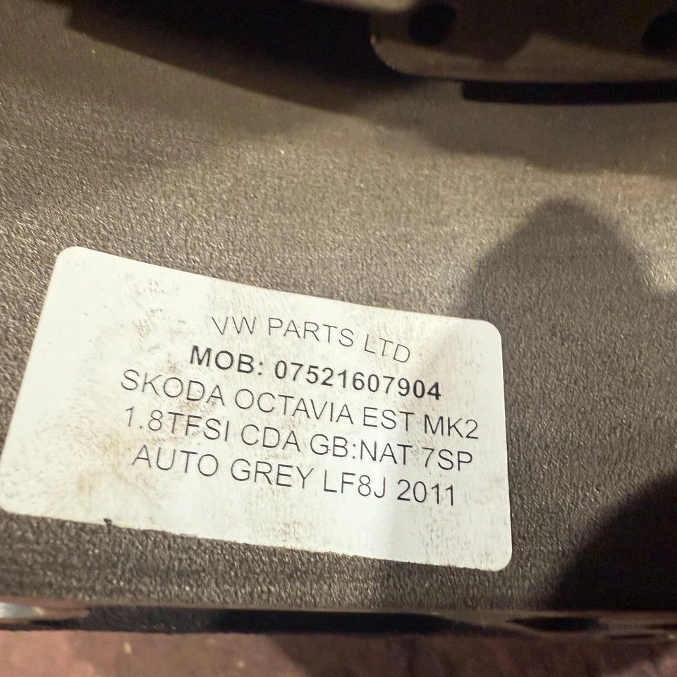 SKODA OCTAVIA MK2 VW AUDI SEAT NAT GEARBOX 7SP AUTOMATIC 1.8TFSI CDA 2008-2012 - Image 3 of 4