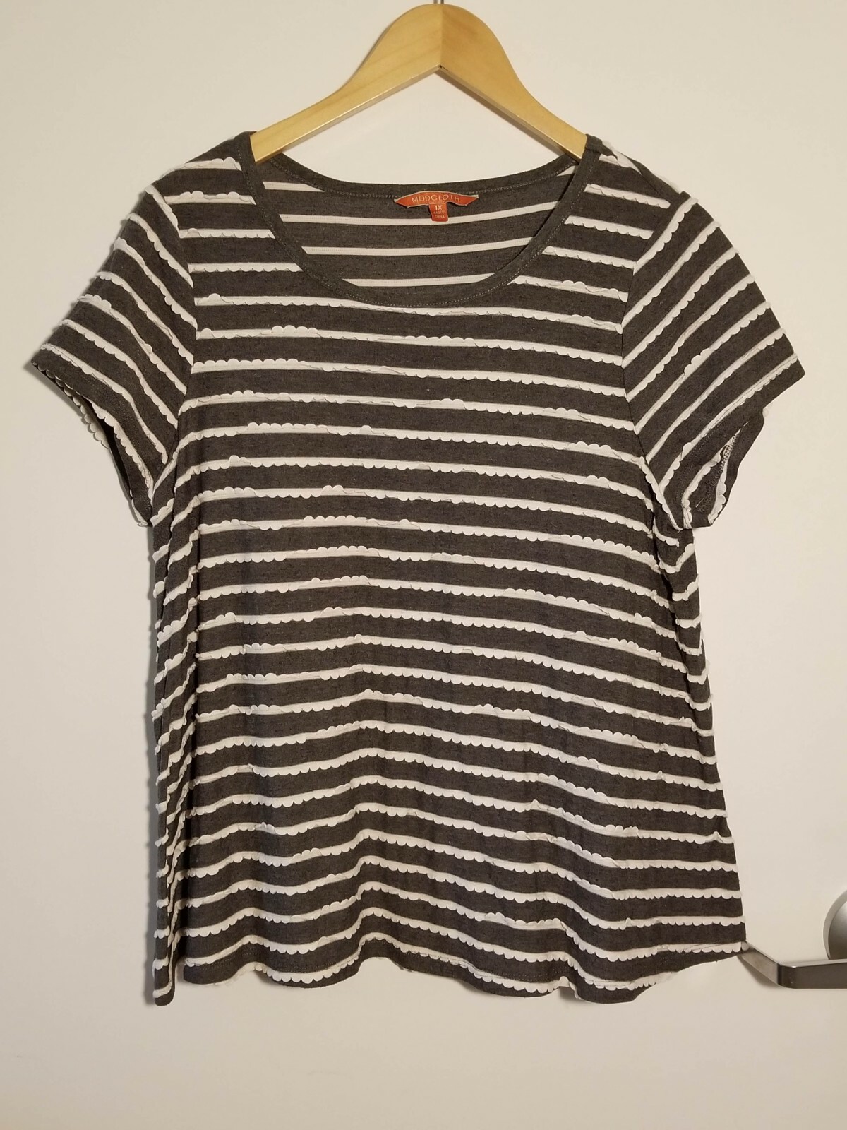 Modcloth 1X Playfully Functioning Knit Shirt Top … - image 2
