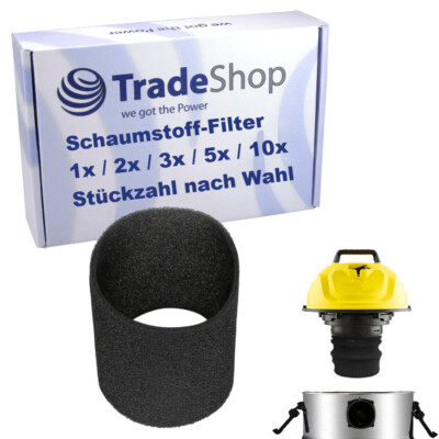 1x-10x Schaumfilter für Goblin FAM FAM 7409 P FAM V10, Metabo AS 8000 ASA 9001