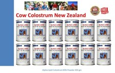 12 Cans Alpha Lipid Lifeline Blended Milk Colostrum Powder 450g - FREE SHIPPING