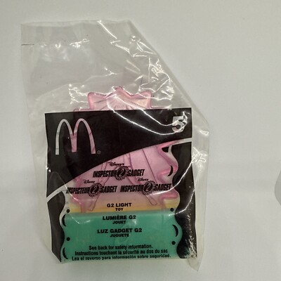 McDonald's Happy Meal Toy 2002, 2003 Inspector Gadget 2 #5 G2 Light New Sealed