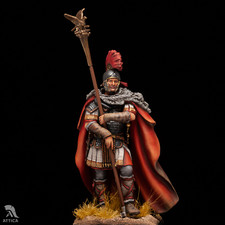 Lucius Sertorius Firmus Aquilifer Legio XI Painted Tin Toy Soldier Pre-Sale Art