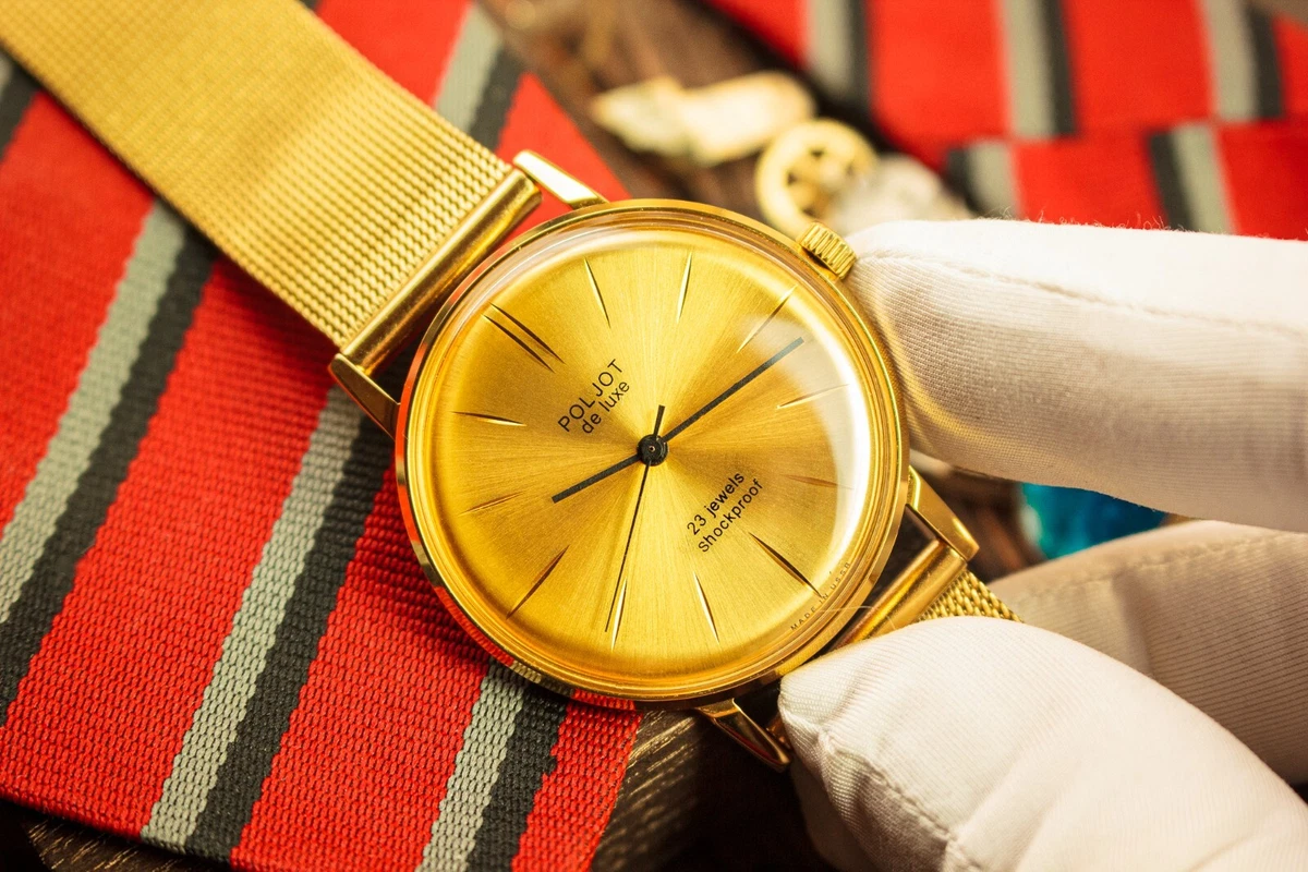 Poljot watch Soviet watch Minimalist watch Vintage soviet watch Retro watch