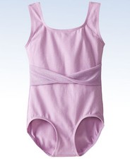 DANSKIN Girls' 3697 Square Neck LEOTARD - Lavender - Small  4-6 