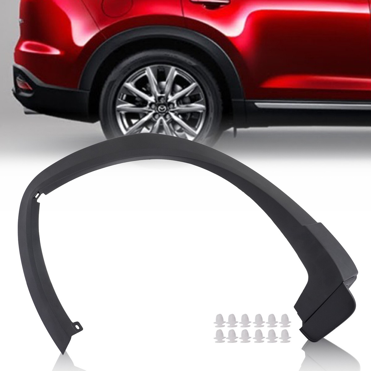 Rear Passenger Right Side Fender Flare Wheel Arch Trim For Mazda