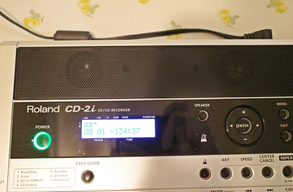 Roland CD/SDレコーダー CD-2i CD-2i SD/CD Recorder Overview - YouTube