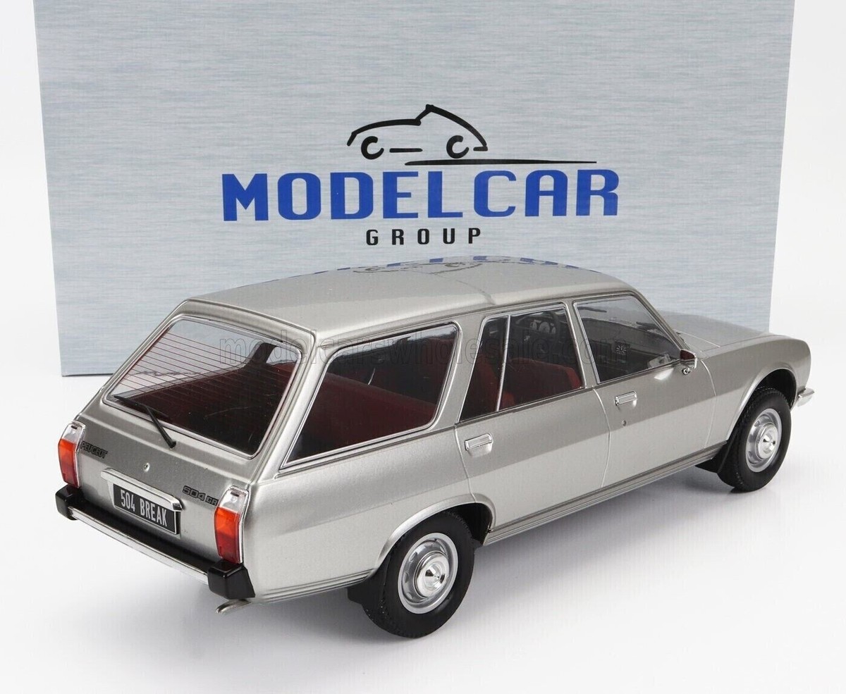 1976 Peugeot 504 Estate Silver Grey 1/18 MCG Model Car Group