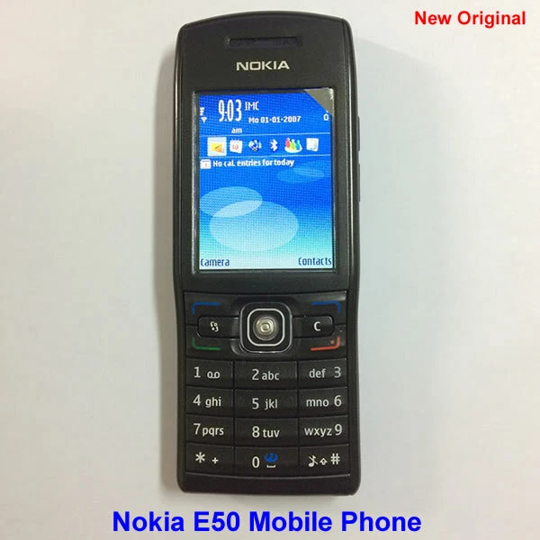 100%  Genuine New Original Nokia E50 Camera 1.3MP GSM Unlock Mobile Phone Black - Image 3 of 4