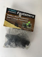 (25) Veranda Armorguard hidden deck fastener starter clips & Screws Start Finish