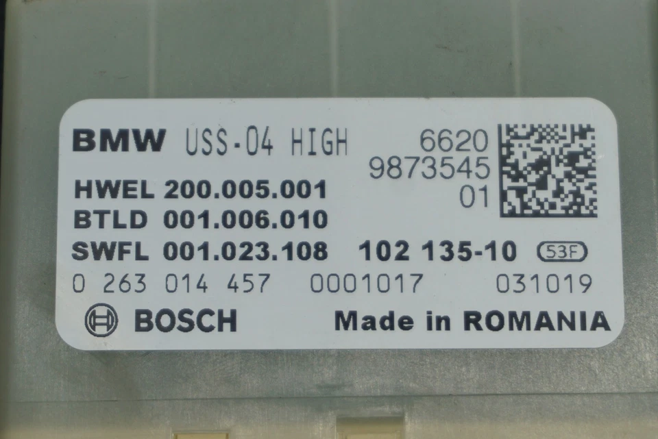Módulo sensor asistencia aparcamiento conductor 66209873545 BMW M850i 840i G15 G16 2019-2020 Foto 4 de 4