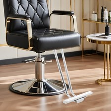 Silver Salon Chair Footrest Adjustable For Hydraulic Barber Chair Styling Shop