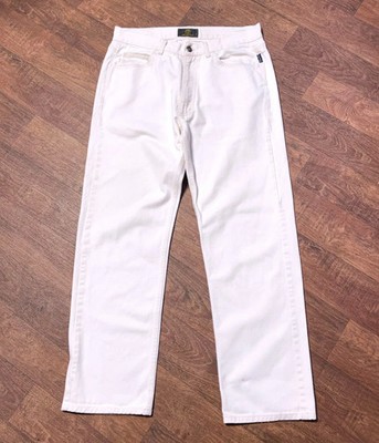 Versace Jeans | 90s Istante by Versace Cream Jeans 36W 32L Retro Designer Jeans