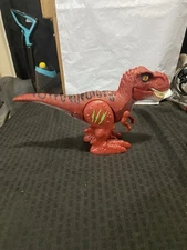Robo Alive Attacking T-Rex Dinosaur Battery-Powered Robotic Red