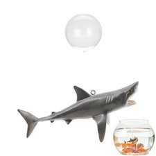 Fish Tank Floating Shark Artificial Shark Aquarium Floating Ornament Decor