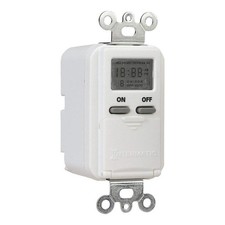INTERMATIC EI500WC Wall Switch Timer, White, 125V AC 3FWZ1
