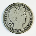 *1915 D BARBER SILVER HALF DOLLAR* NR #S1203