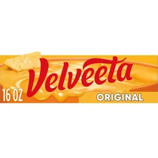 Velveeta Original Melting Cheese Dip & Sauce, 16 Oz Block, Refrigerated