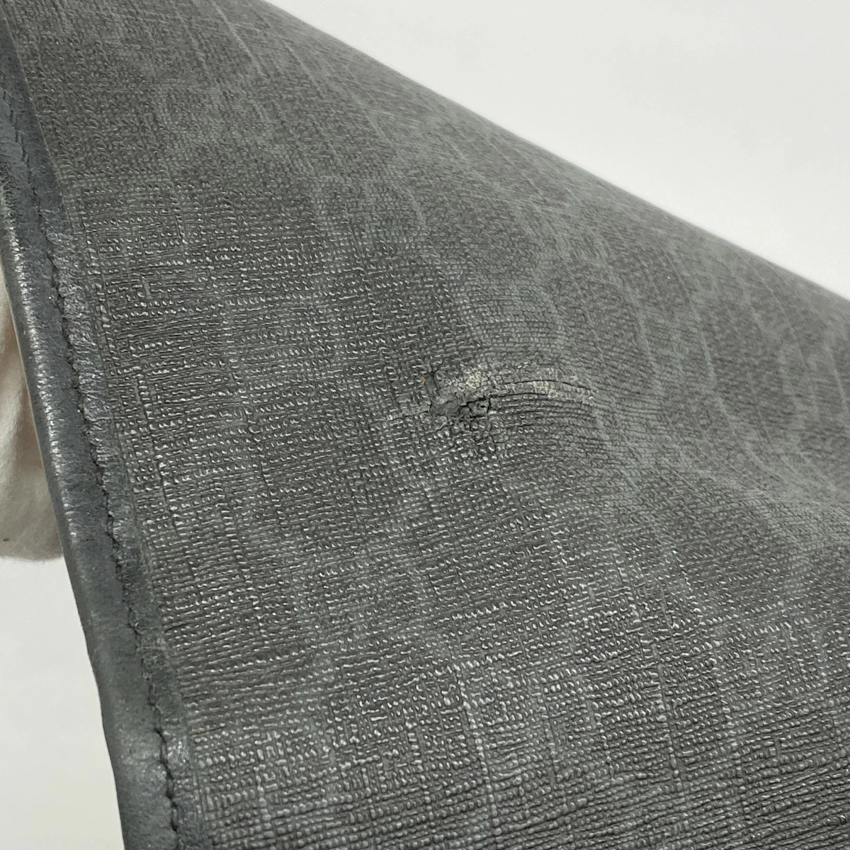 Gucci GG Supreme Shoulder Bag PVC Black Silver Hardware thumbnail 8