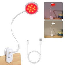 Red Light Therapy 625nm, LED Happy Lamp 4500K, Sleep Aid Lamp Blue Light Bloc...