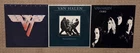 Lot of 3 Van Halen vinyl record albums Classic Rock Hard Rock Heavy Metal